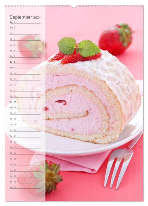 Gebäck und Kuchen Küchenplaner (CALVENDO Premium Wandkalender 2024)