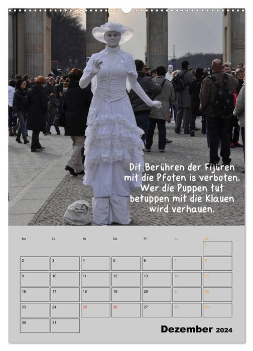 Berliner Straßenfoto Kalender 2024 (CALVENDO Wandkalender 2024)
