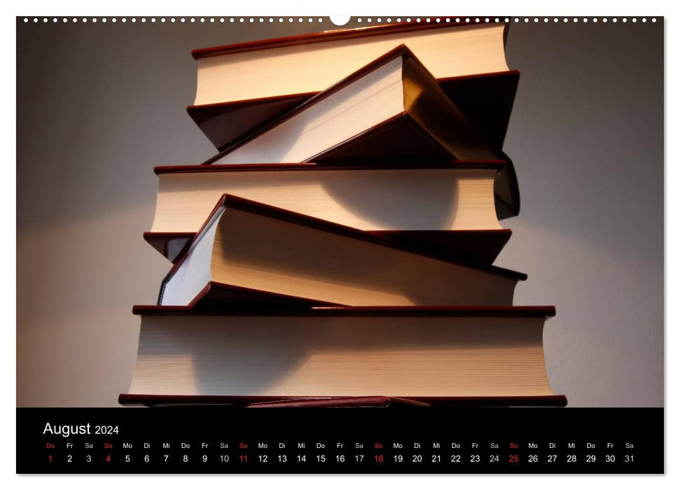 Welt der Bücher / CH-Version (CALVENDO Premium Wandkalender 2024)