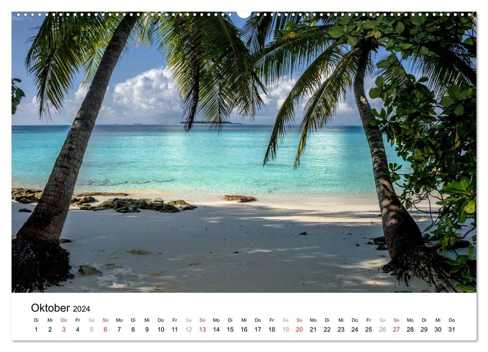 Malediven – Das Paradies im Indischen Ozean IV (CALVENDO Premium Wandkalender 2024)