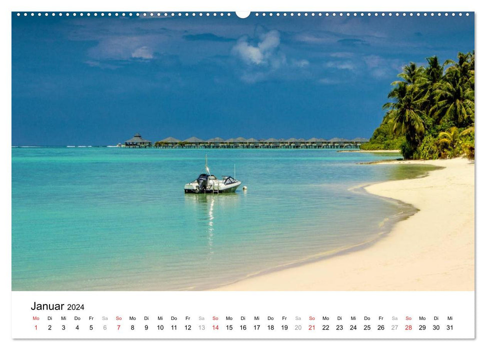 Malediven – Das Paradies im Indischen Ozean IV (CALVENDO Premium Wandkalender 2024)