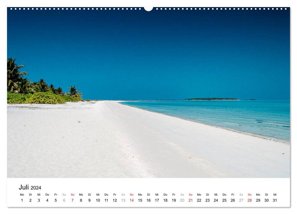 Malediven – Das Paradies im Indischen Ozean IV (CALVENDO Premium Wandkalender 2024)