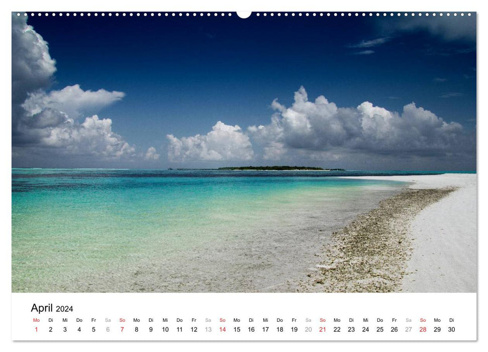 Maldives – Paradis dans l’Océan Indien IV (Calendrier mural CALVENDO 2024) 