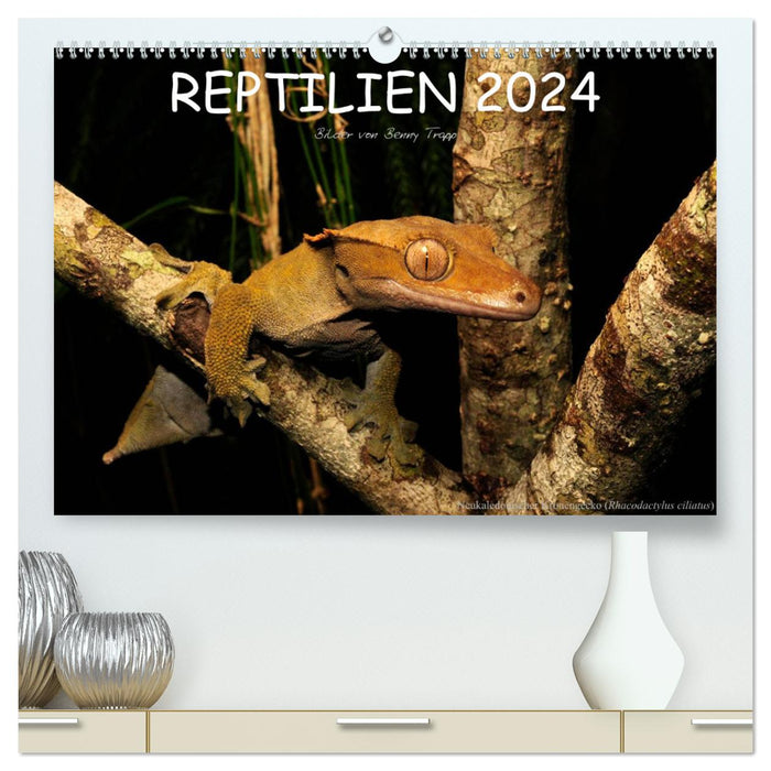 REPTILES (Calendrier mural CALVENDO Premium 2024) 