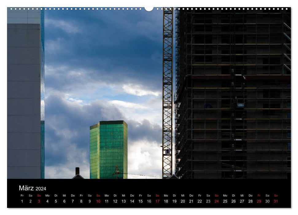 Chantiers (Calendrier mural CALVENDO Premium 2024) 