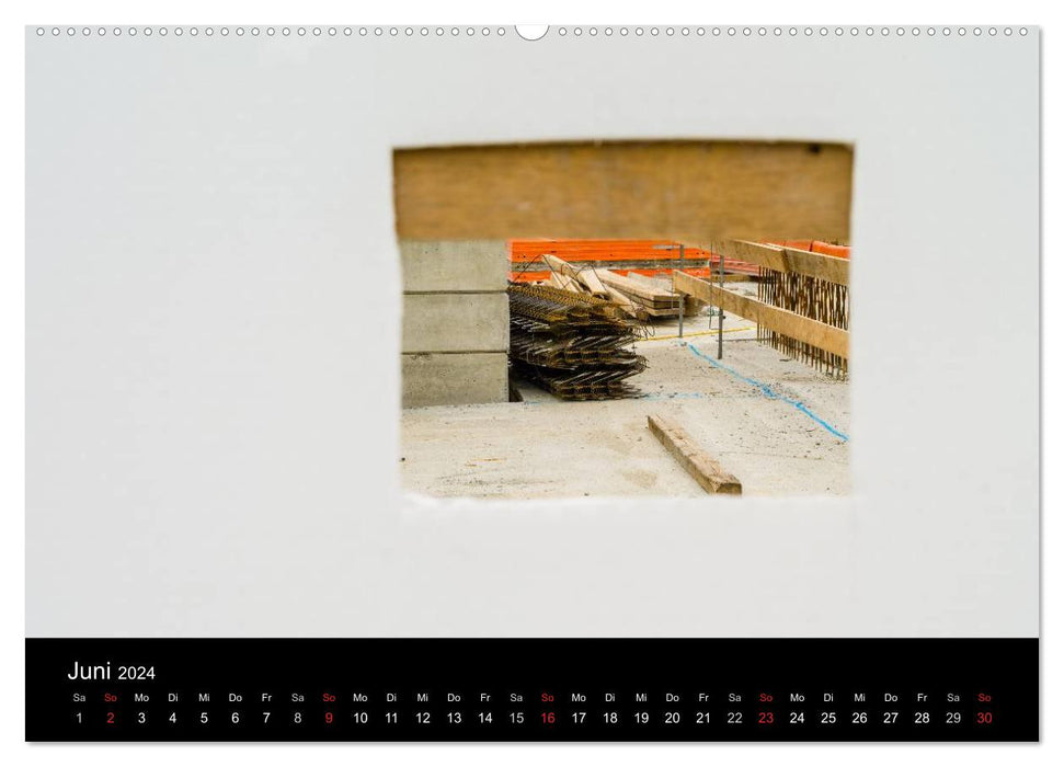 Baustellen (CALVENDO Premium Wandkalender 2024)