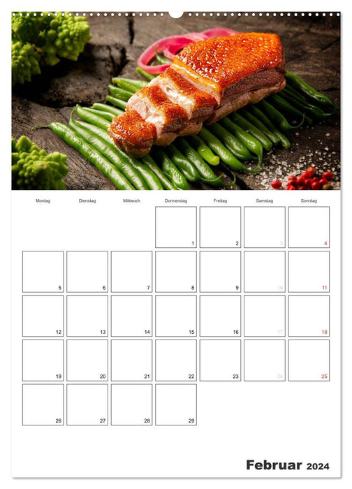 Köstlich! Feinschmecker-Kalender (CALVENDO Premium Wandkalender 2024)