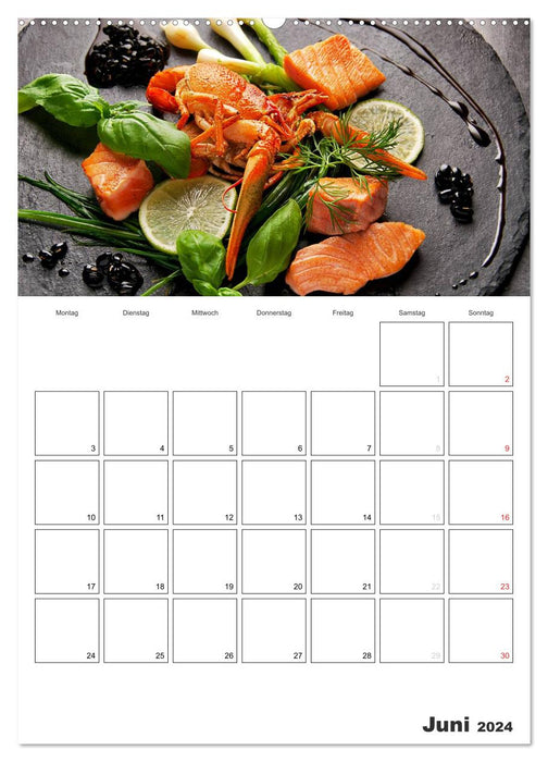 Délicieux! Calendrier gourmand (Calendrier mural CALVENDO Premium 2024)