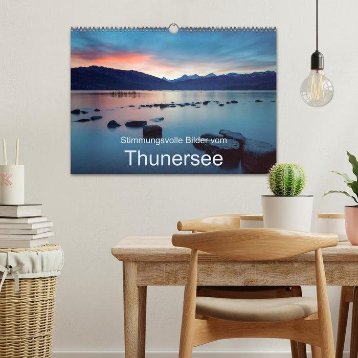 Stimmungsvolle Bilder vom Thunersee (CALVENDO Wandkalender 2024)