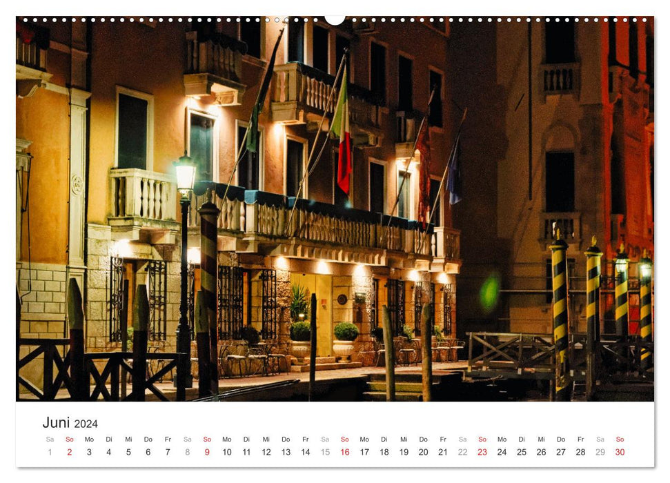 Das stille Venedig (CALVENDO Premium Wandkalender 2024)