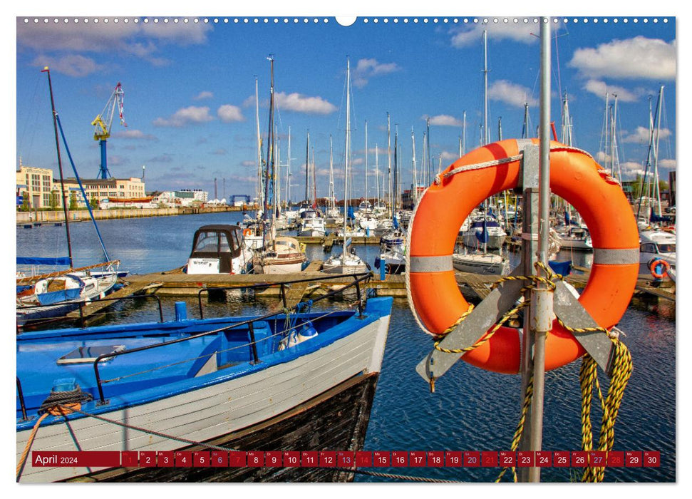 Magnifique baie de Wismar (Calvendo Premium Wall Calendar 2024) 