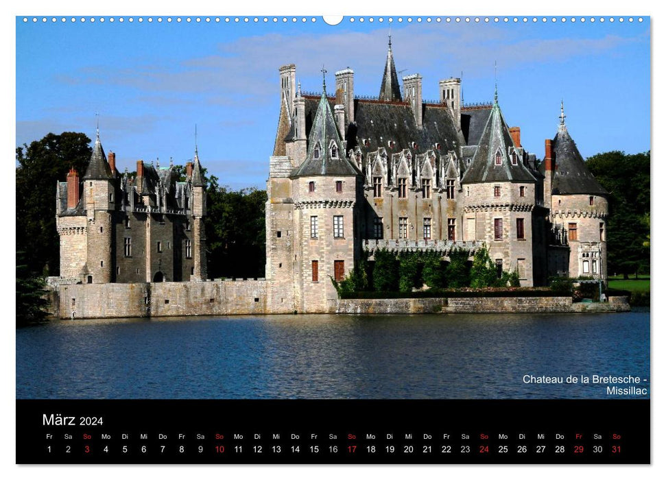 Bretagne - Entre mer et histoire (Calendrier mural CALVENDO Premium 2024) 