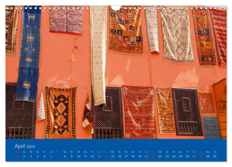 Farben Marokkos (CALVENDO Wandkalender 2024)