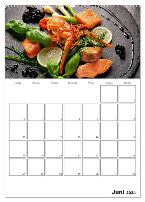 Köstlich! Feinschmecker-Kalender (CALVENDO Wandkalender 2024)