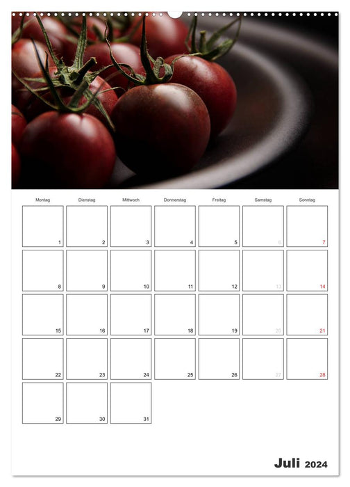 Köstlich! Feinschmecker-Kalender (CALVENDO Wandkalender 2024)
