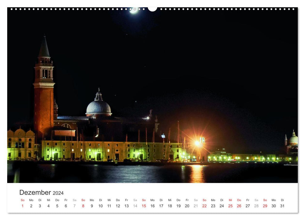 Das stille Venedig (CALVENDO Wandkalender 2024)