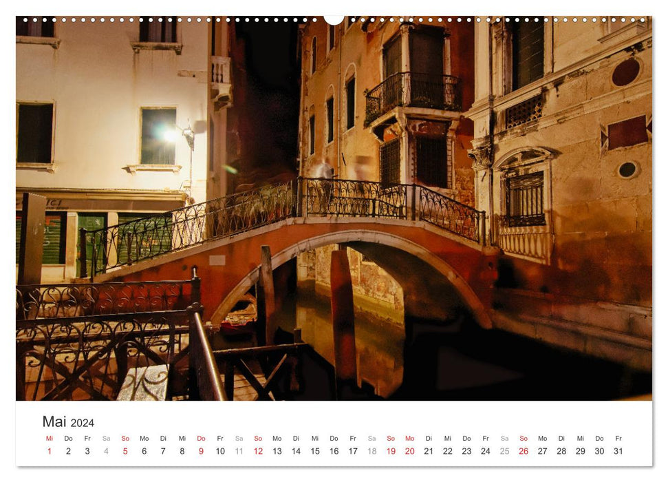 Das stille Venedig (CALVENDO Wandkalender 2024)