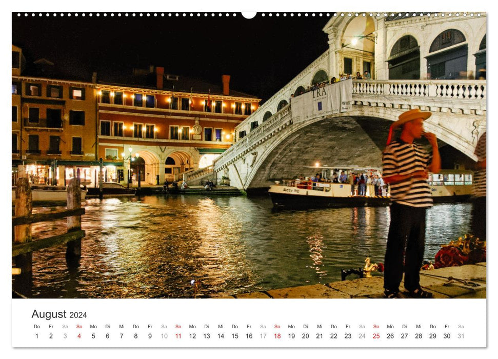 Das stille Venedig (CALVENDO Wandkalender 2024)