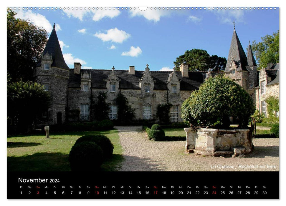 Bretagne - Zwischen Meer und Geschichte (CALVENDO Wandkalender 2024)