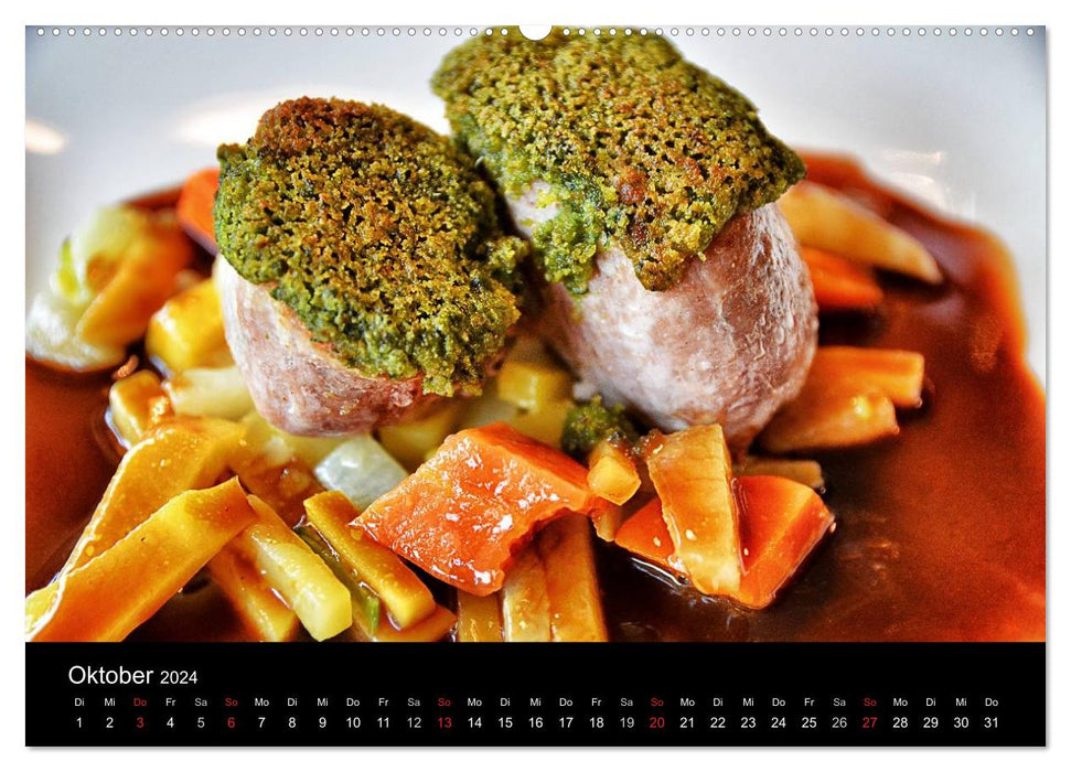 Delicious! Feinschmecker-Kalender (CALVENDO Premium Wandkalender 2024)