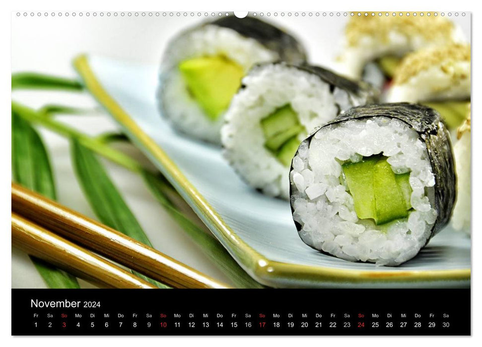 Delicious! Feinschmecker-Kalender (CALVENDO Premium Wandkalender 2024)