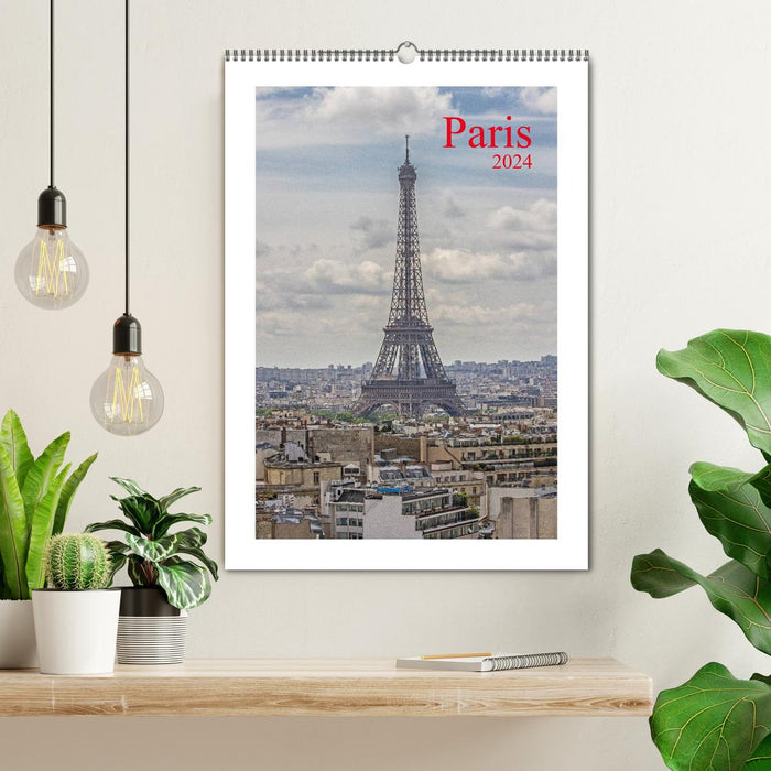 Paris (Calendrier mural CALVENDO 2024) 