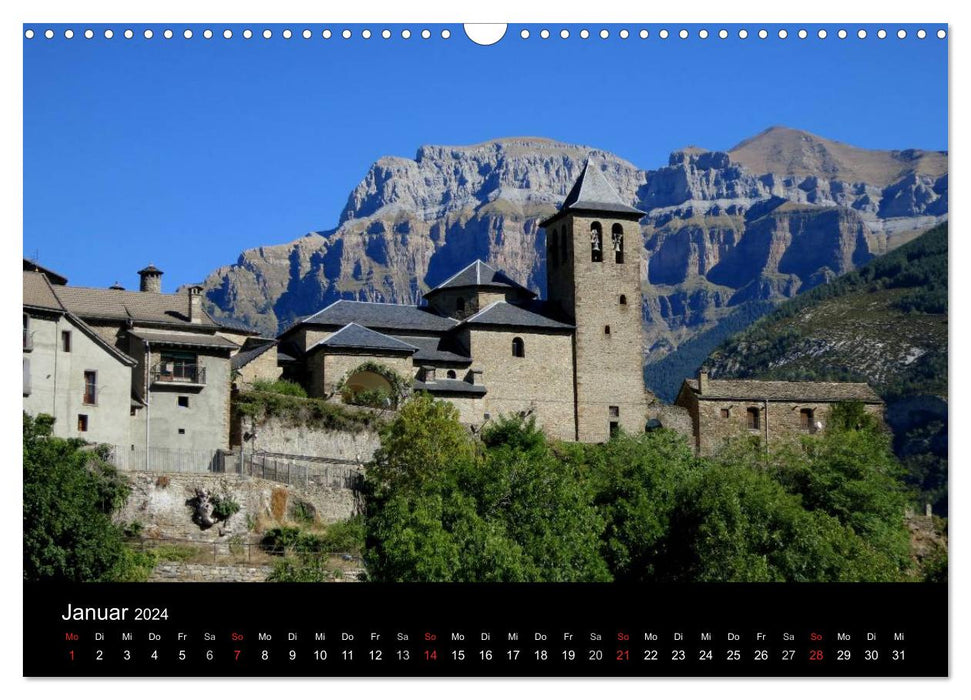 Spanische Pyrenäen (CALVENDO Wandkalender 2024)
