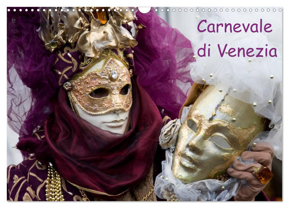 Carnevale di Venezia 2024 (CALVENDO Wandkalender 2024)