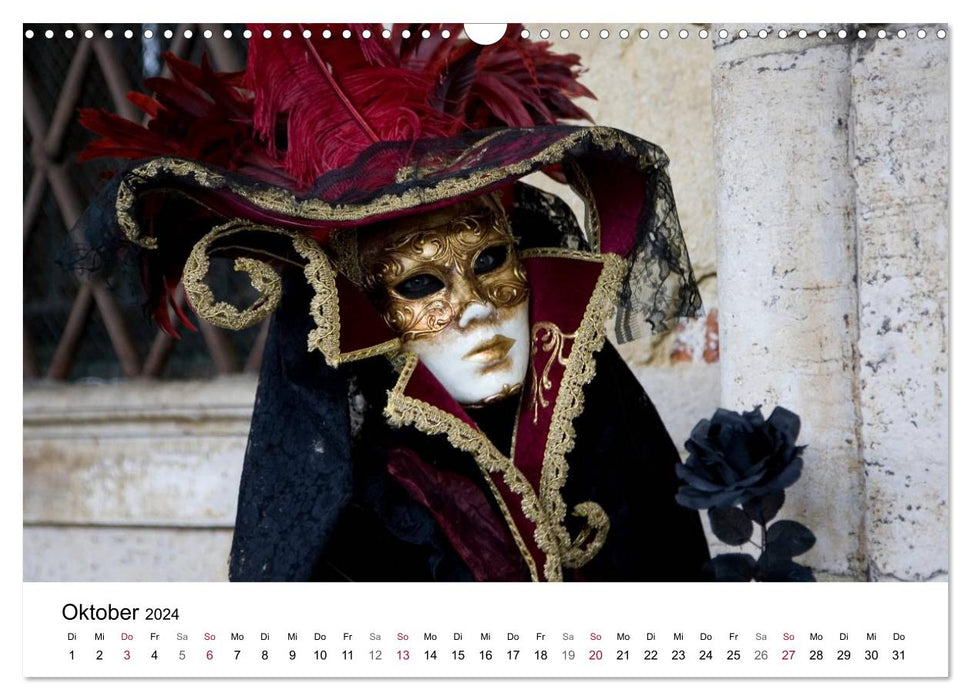 Carnevale di Venezia 2024 (CALVENDO Wandkalender 2024)