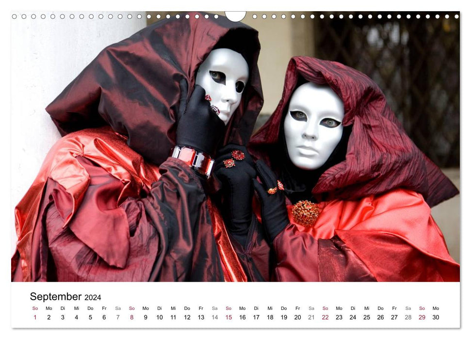 Carnevale di Venezia 2024 (CALVENDO Wandkalender 2024)