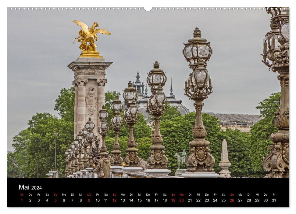 Paris (CALVENDO Premium Wandkalender 2024)