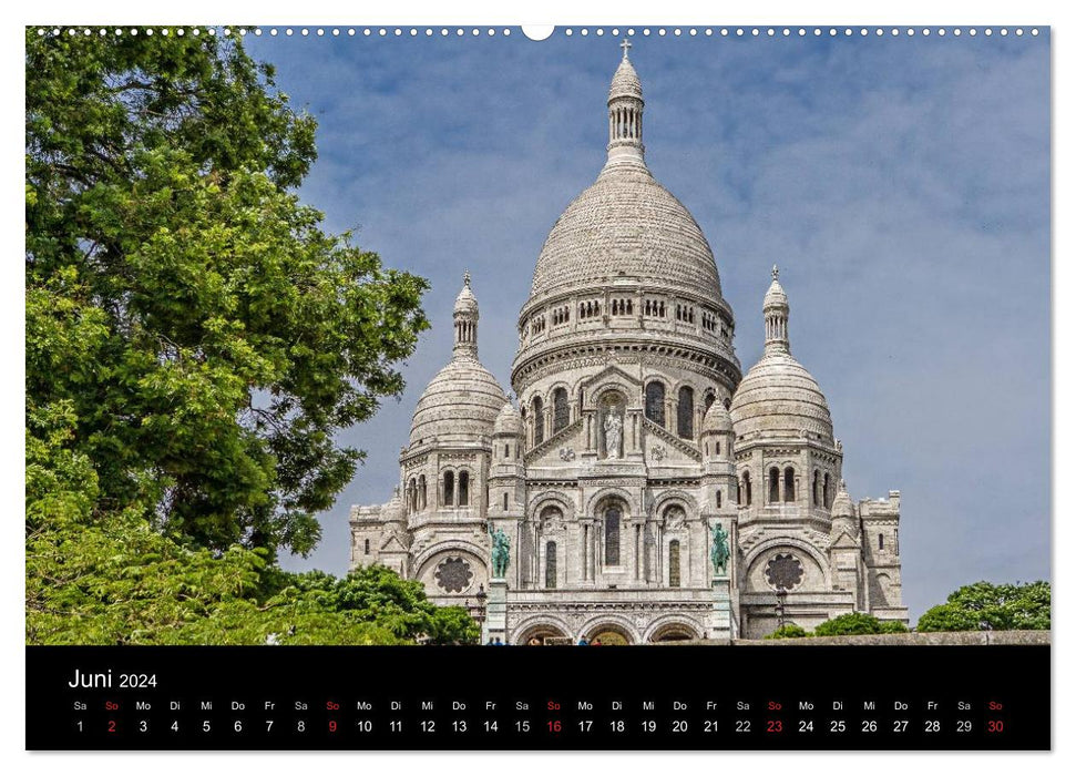 Paris (CALVENDO Premium Wandkalender 2024)