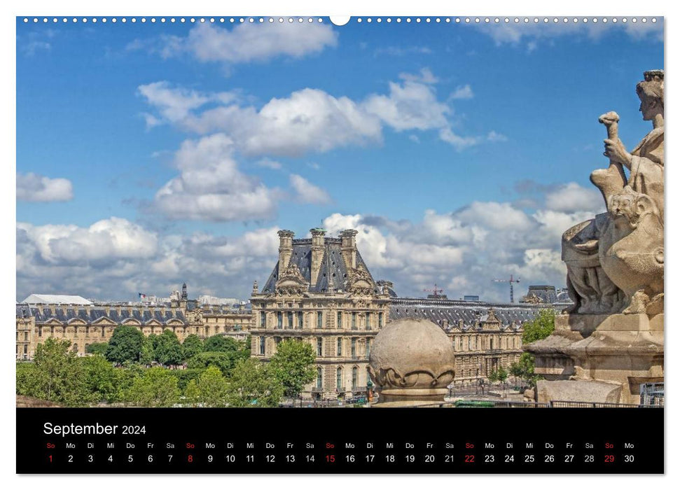 Paris (Calvendo Premium Calendrier mural 2024) 