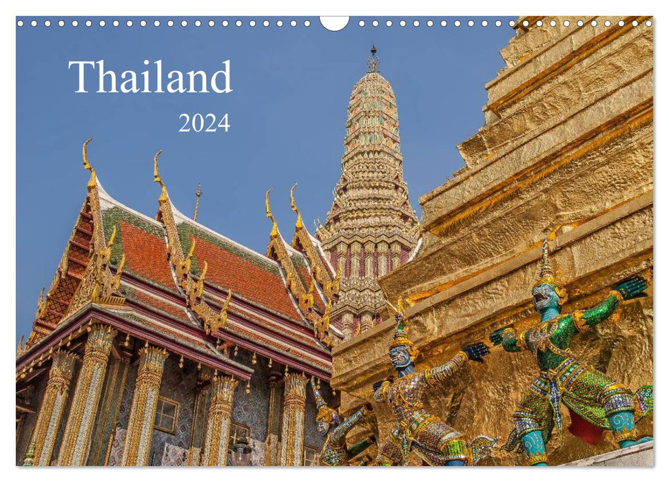Thaïlande (calendrier mural CALVENDO 2024) 
