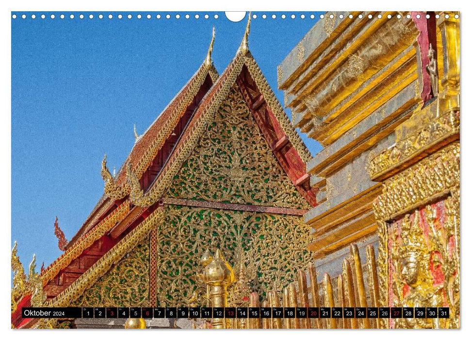 Thaïlande (calendrier mural CALVENDO 2024) 