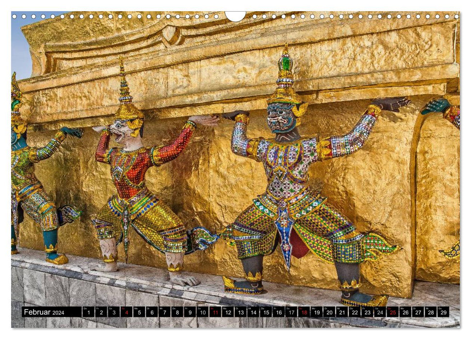 Thaïlande (calendrier mural CALVENDO 2024) 