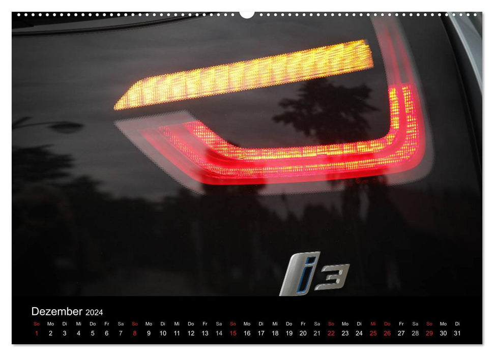 BMW i3 (CALVENDO Wandkalender 2024)