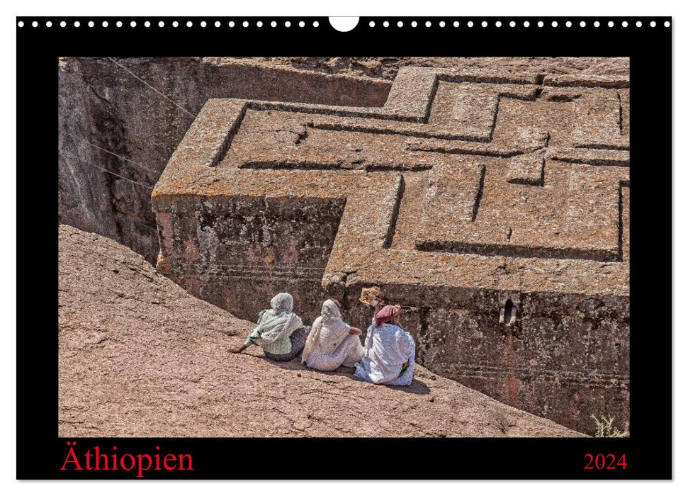 Äthiopien (CALVENDO Wandkalender 2024)