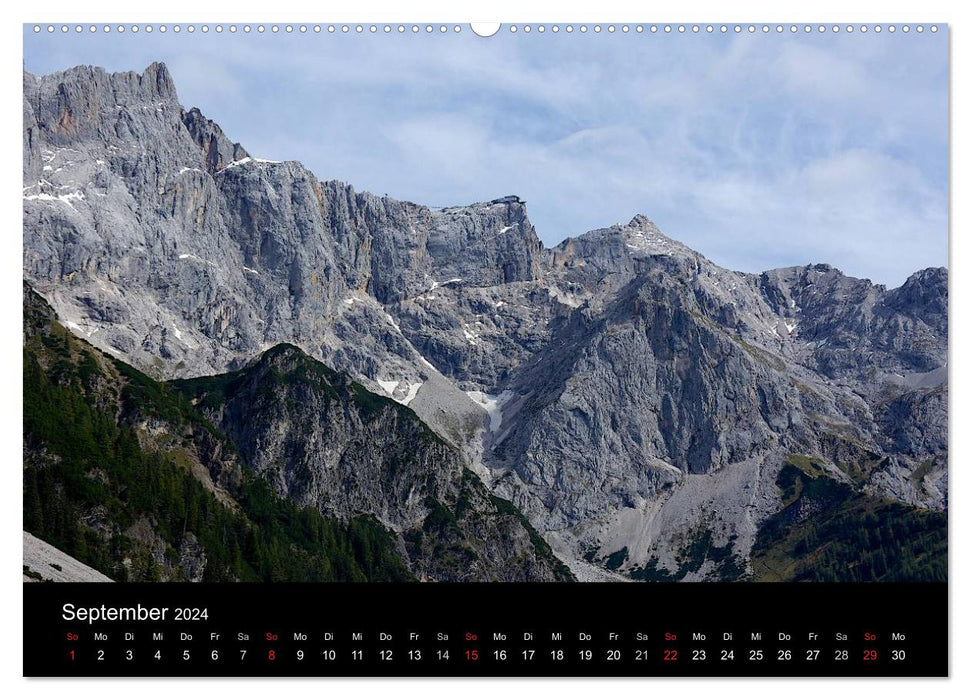 Der Dachstein - Massiv in den Alpen (CALVENDO Premium Wandkalender 2024)