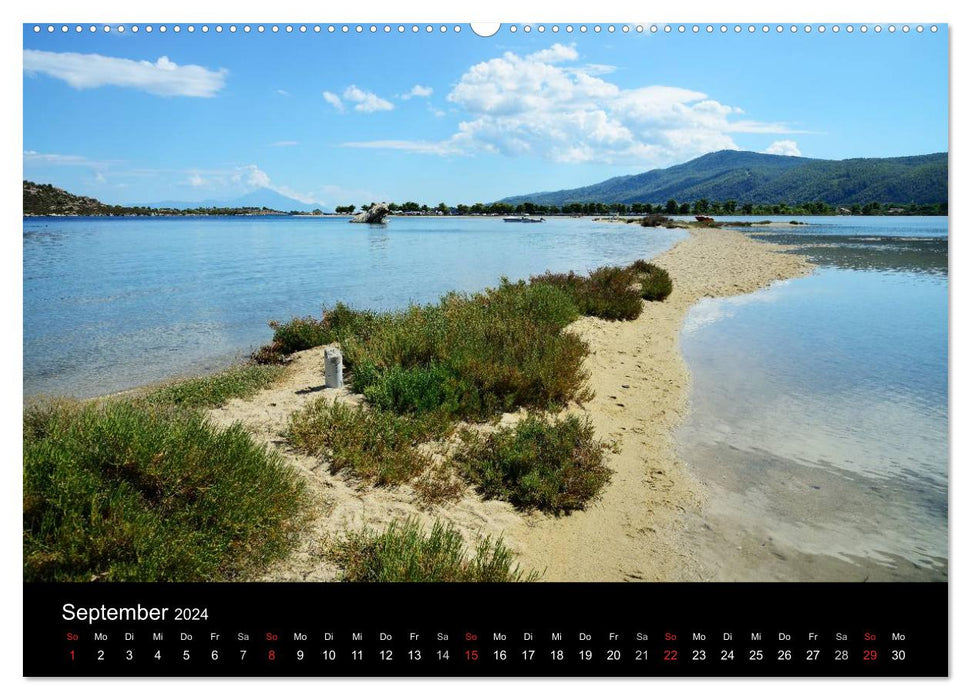 Chalkidiki: Kassandra, Sithonia, Athos (CALVENDO Premium Wandkalender 2024)