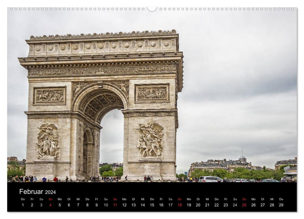 Paris (Calendrier mural CALVENDO 2024) 