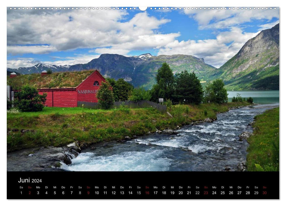 An Norwegens Küsten (CALVENDO Premium Wandkalender 2024)