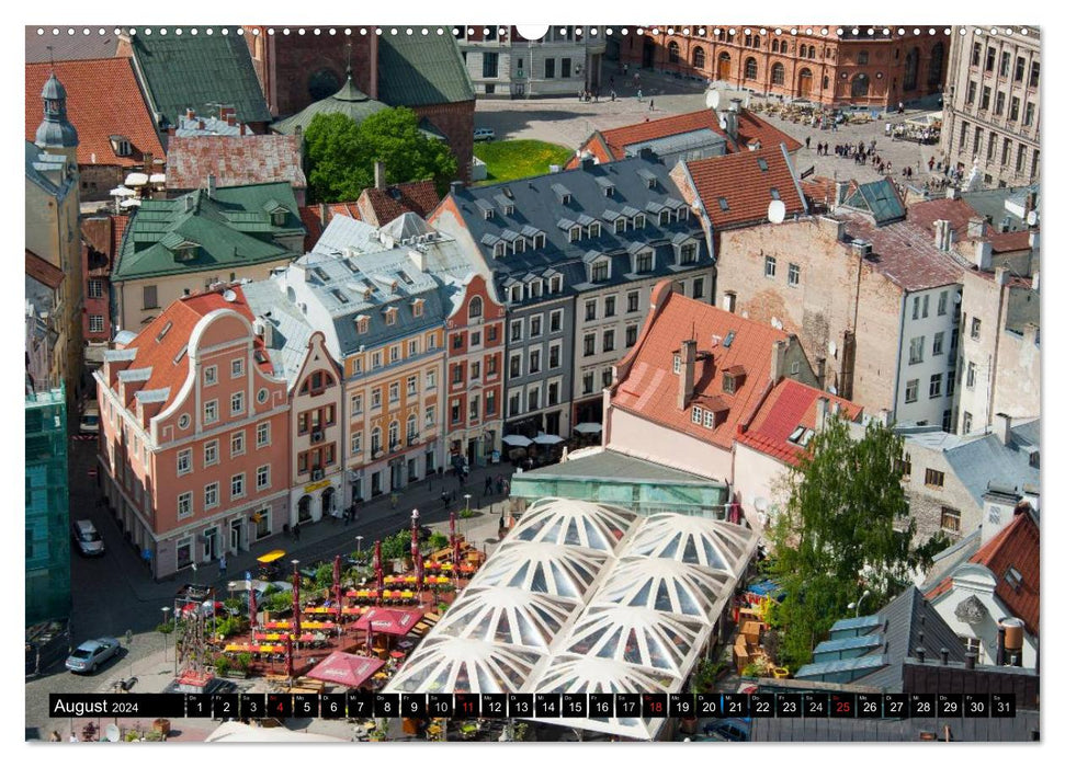 Hauptstädte des Baltikums (CALVENDO Premium Wandkalender 2024)