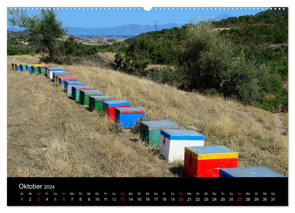 Chalkidiki: Kassandra, Sithonia, Athos (CALVENDO Wandkalender 2024)