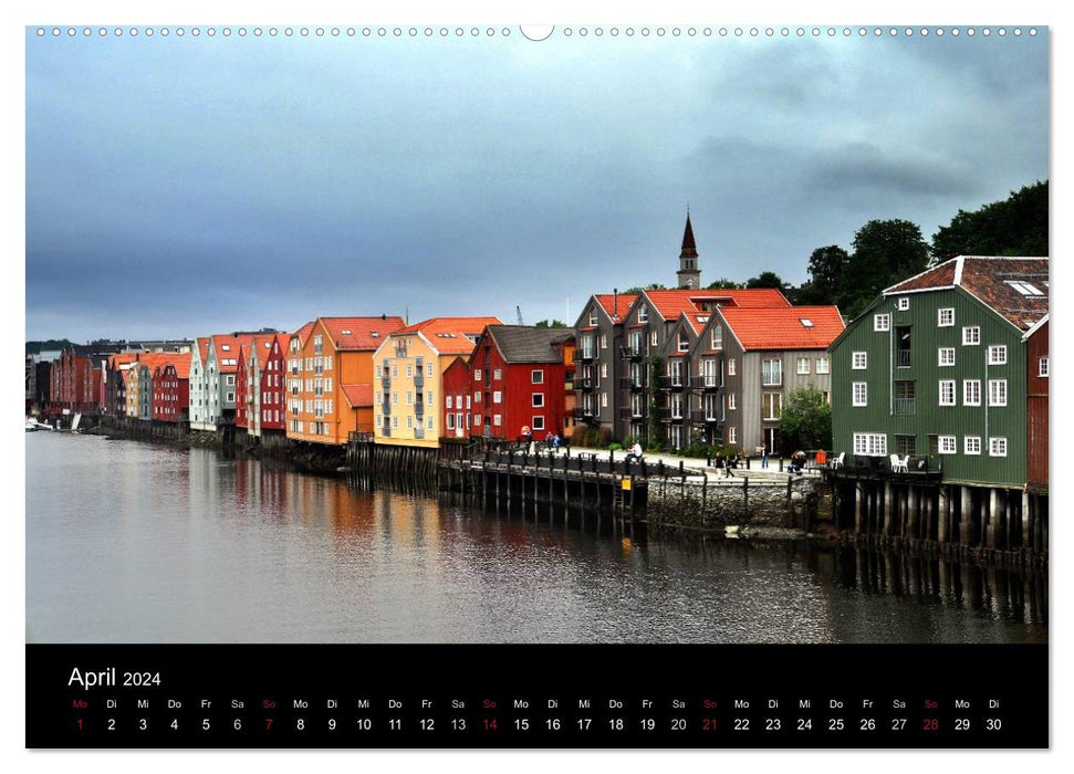 An Norwegens Küsten (CALVENDO Wandkalender 2024)