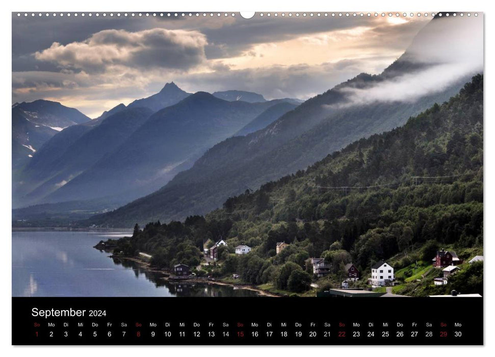 An Norwegens Küsten (CALVENDO Wandkalender 2024)