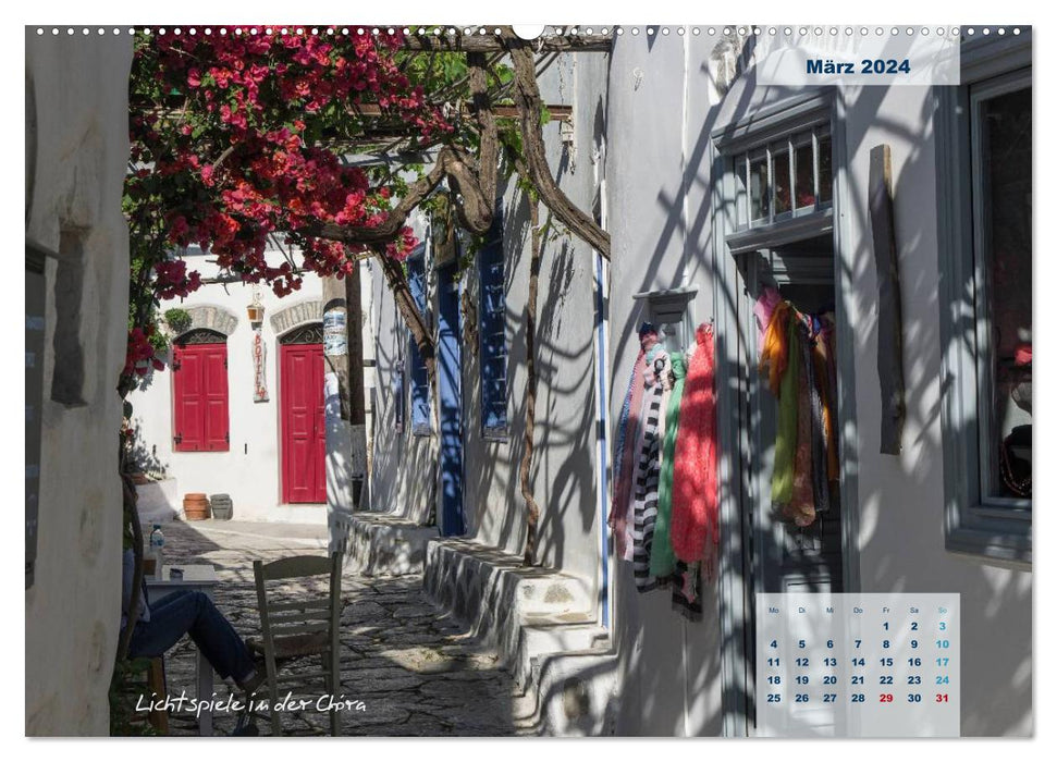 Kykladen-Streifzüge: Amorgós (CALVENDO Premium Wandkalender 2024)