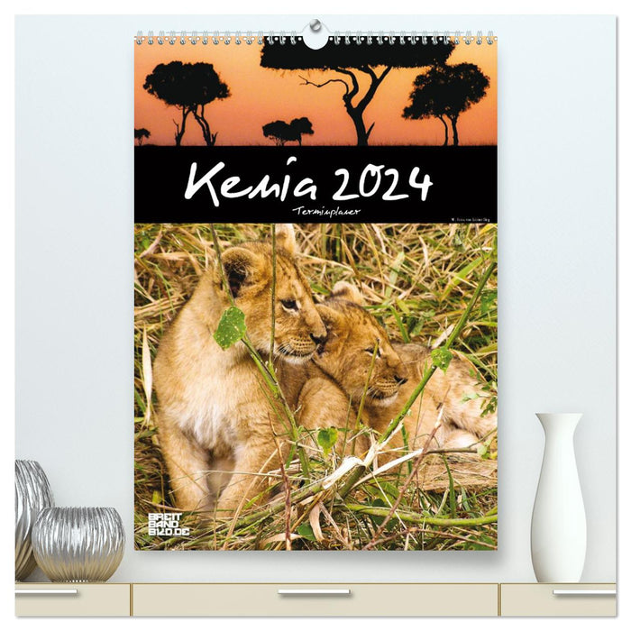 Kenia – Terminplaner (CALVENDO Premium Wandkalender 2024)