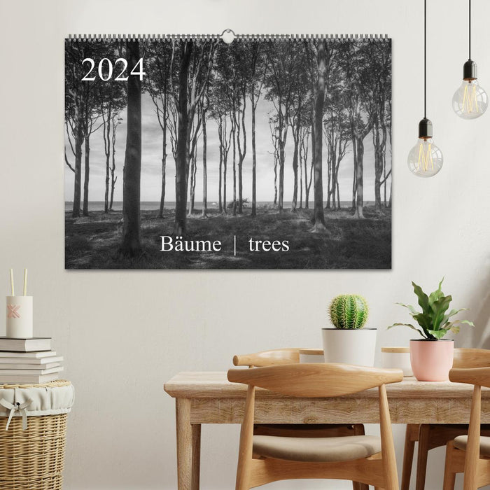 Bäume trees 2024 (CALVENDO Wandkalender 2024)