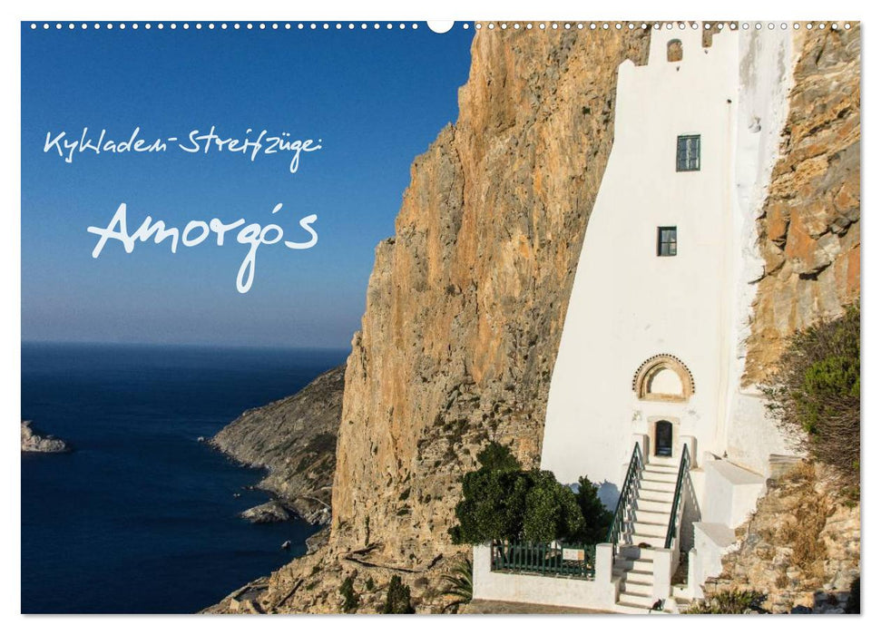 Incursions dans les Cyclades : Amorgós (calendrier mural CALVENDO 2024) 